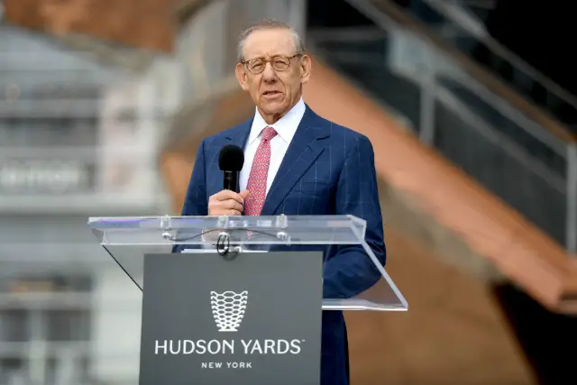 Stephen Ross speaks at the opening of Hudson Yards in March